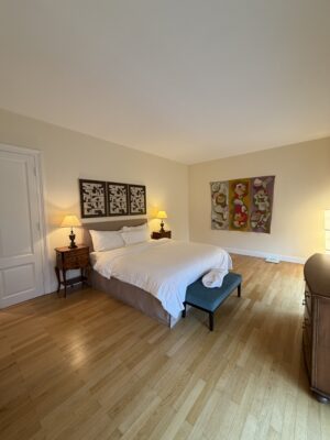 Master Bedroom of the Pierce Apartment in Palais Kraft