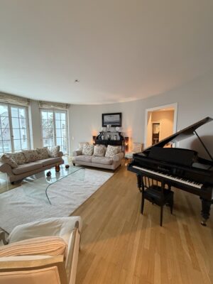 Living Room of the Pierce Apartment in Palais Kraft