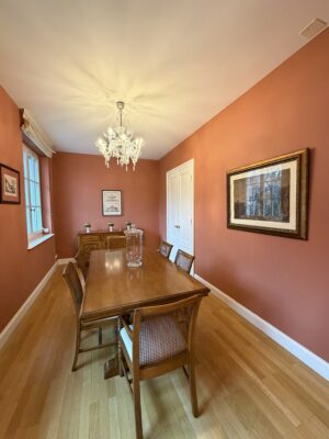 Dining Room of the Pierce Apartment in Palais Kraft