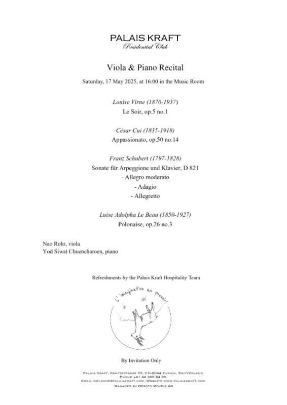 Viola & Piano Recital